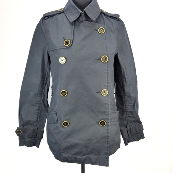 OLD NAVY Black Double Breasted jacket Size small - Picture 1 of 11
